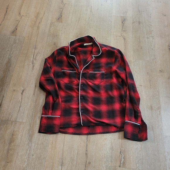 MNML Men's Flannel PJ Shirt Size Medium - Picture 2 of 8